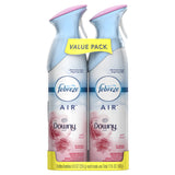 Febreze Air Downy April Fresh Scent Air Freshener 17.6 oz Aerosol, Pack of 3