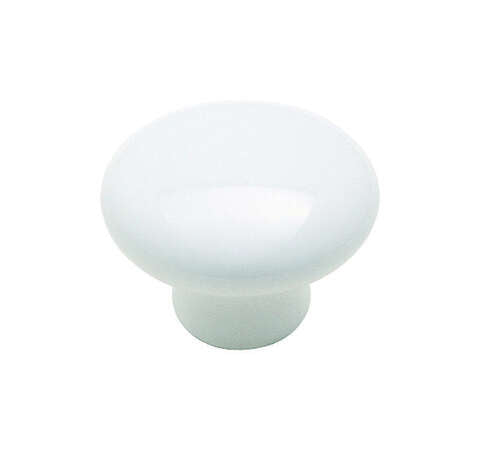 Amerock Allison Round Cabinet Knob 1-1/4 in. D 15/16 in. Flat 1 pk