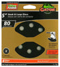 Gator 7722 Sanding Disc, 5 in Dia, 80 Grit, Medium, Zirconium Oxide Abrasive, Vented