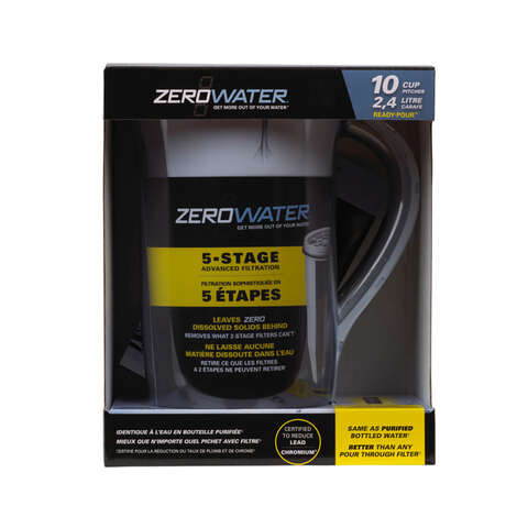 ZeroWater 10 cups Blue Water Filtration Pitcher