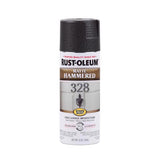 Rust-Oleum Hammered Matte Black Spray Paint 12 oz, Pack of 6