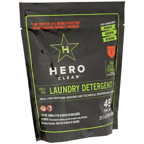 Hero Clean Juniper Scent Laundry Detergent Pod 45 pk, Pack of 4