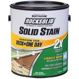 Rust-Oleum RockSolid 2X Solid Tintable Tint Base Water-Based Acrylic Stain 1 gal, Pack of 2