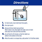 Ty-D-Bol Blue Spruce Scent Automatic Toilet Bowl Cleaner 7 oz Tablet, Pack of 10