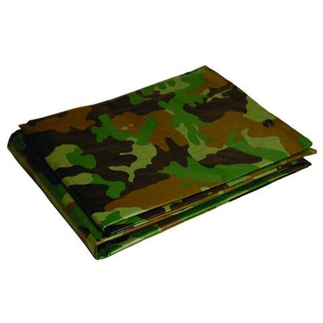 Foremost Dry Top 8 ft. W X 10 ft. L Medium Duty Polyethylene Tarp Camouflage
