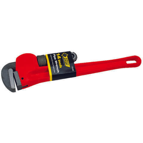 Steel Grip Pipe Wrench 14 in. L 1 pc