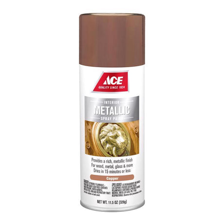 Ace Metallic Copper Spray Paint 11.5 oz, Pack of 6