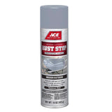 Ace Rust Stop Gloss Aluminum Protective Enamel Spray Paint 15 oz, Pack of 6