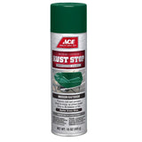 Ace Rust Stop Gloss Hunter Green Protective Enamel Spray Paint 15 oz, Pack of 6