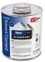 Rectorseal Hot 203L 55993 Medium Body Solvent Cement, 1 qt Can, Liquid, Blue