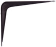 ProSource 21137BK-PS Shelf Bracket, 40 lb/Pair, 5 in L, 4 in H, Steel, Black, Pack of 20