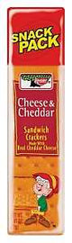 Keebler KCC12 Sandwich Crackers, Cheddar, Cheese Flavor, 1.8 oz, Pack of 12
