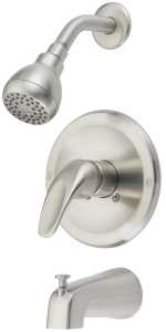 Boston Harbor TQ-F1014209NP Tub/Shower, Fixed Mount Showerhead, 1.75 gpm Showerhead, 1 Spray Settings, 1-Handle
