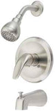 Boston Harbor TQ-F1014209NP Tub/Shower, Fixed Mount Showerhead, 1.75 gpm Showerhead, 1 Spray Settings, 1-Handle