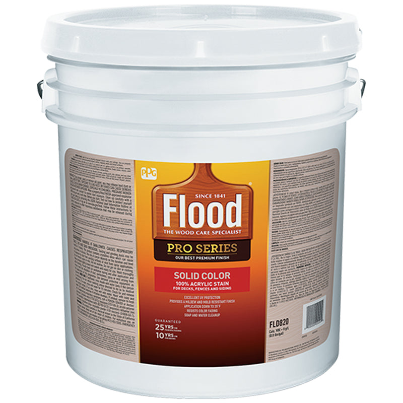 Flood FLD822-05 Wood Stain, Liquid, 5 gal