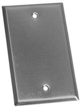 BWF 711-1 Cover, 4-9/16 in L, 2-13/16 in W, Steel, Gray, Powder-Coated