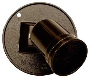 Teddico/Bwf 93101AB-1 Lamp Holder, Metal Housing Material, Bronze