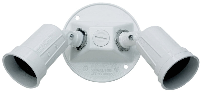 Teddico/Bwf 93102W-1 Lamp Holder, Metal Housing Material, White