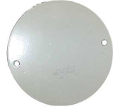BWF CC-3WV Ceiling Outlet Cover, 5 in Dia, Round, Aluminum, White, Powder-Coated