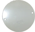 BWF CC-3WV Ceiling Outlet Cover, 5 in Dia, Round, Aluminum, White, Powder-Coated