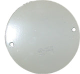 BWF CC-3WV Ceiling Outlet Cover, 5 in Dia, Round, Aluminum, White, Powder-Coated