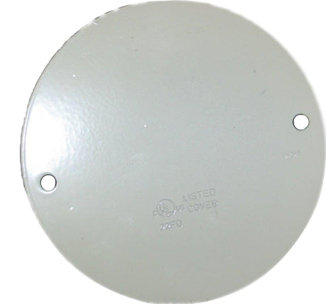 BWF CC-3WV Ceiling Outlet Cover, 5 in Dia, Round, Aluminum, White, Powder-Coated