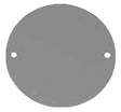 BWF RBCV Cover, 4 in Dia, Round, Aluminum, Gray, Powder-Coated