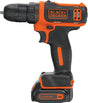 Black+Decker BDCDD12C Drill/Driver, Battery Included, 12 V, 3/8 in Chuck, Keyless Chuck