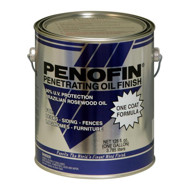 Penofin Transparent Matte Nantucket Mist Oil-Based Penetrating Wood Stain 1 gal, Pack of 4