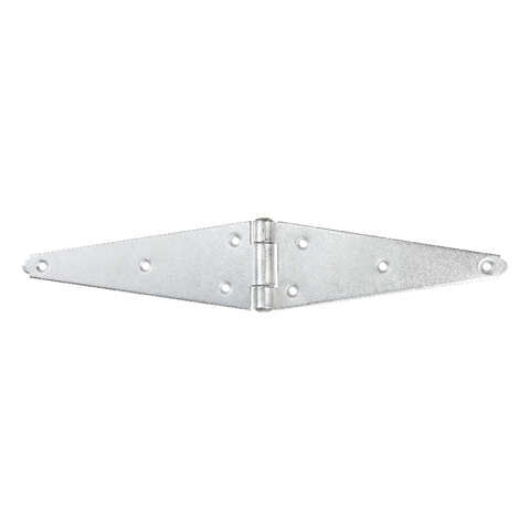 Ace 8 in. L Zinc-Plated Heavy Duty Strap Hinge 1 pk, Pack of 5