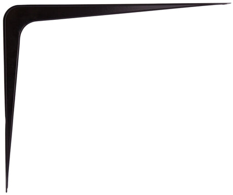 ProSource 21142BK-PS Shelf Bracket, 170 lb/Pair, 14 in L, 11 in H, Steel, Black, Pack of 20