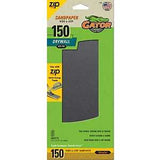 Gator 7159 Sandpaper, 10-1/2 in L, 4-1/2 in W, 150 Grit, Fine, Silicone Carbide Abrasive
