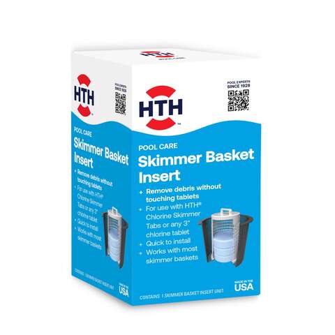 HTH Pool Care Skimmer Basket Insert, Pack of 4
