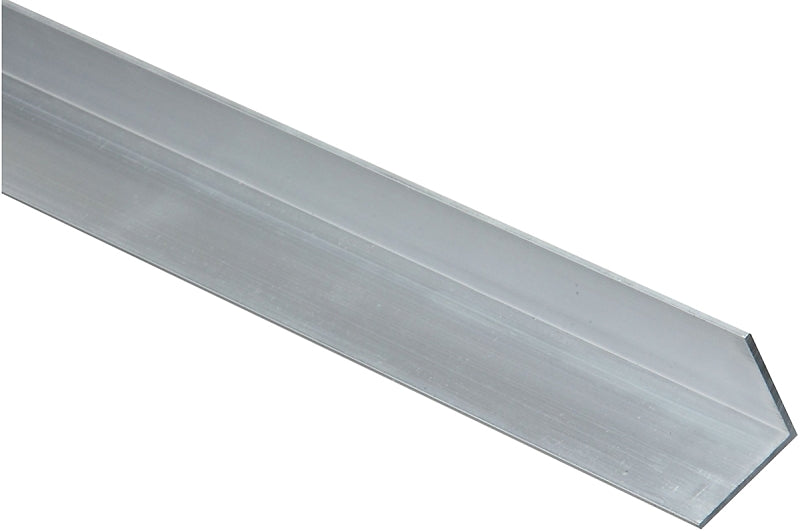 National Hardware 4203BC Series N258-301 Angle Stock, 1 in L Leg, 96 in L, 1/16 in Thick, Aluminum, Mill