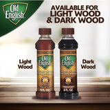 Old English No Scent Scratch Cover Polish Light Wood 8 oz Liquid, Pack of 6