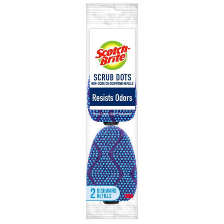 Scotch-Brite Advanced Heavy Duty Sponge Refill For Dishwand 1.65 in. L 2 pk