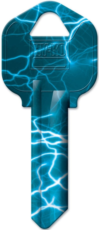 Hy-Ko 16010KW1-08 Key Blank, Solid Brass, Nickel, KW1-08 Key Number, Pack of 10