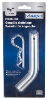 Vulcan HP-12 Hitch Pin, 1/2 in Dia Pin, 4 in OAL, Steel, Zinc