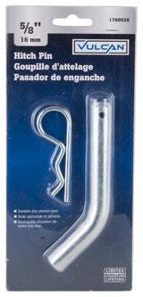 Vulcan HP-58 Hitch Pin, 5/8 in Dia Pin, 5 in OAL, Steel, Zinc