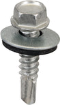 Acorn International SW-MM121G250 Screw, #12 Thread, Hex Drive, Self-Tapping Point, Galvanized Steel, 250/BAG