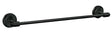 Moen Iso Series DN0724BL Towel Bar, 3.11 in Projection, 26.44 in OAL, 24 in L Rod, Aluminum/Zinc, Matte, Wall