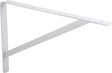 ProSource 21024PHL-PS Heavy-Duty Shelf Bracket, 550 lb/Piece, 12 in L, 8 in H, Steel, White, Pack of 8