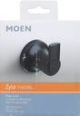 Moen Zyla Series Y1603BL Robe Hook, 30 lb, 1-Hook, Zinc, Matte, Wall