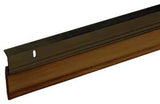 Frost King A82/36BR Door Sweep, 36 in L, 2-3/8 in W, Aluminum Flange, Vinyl Insert