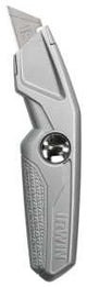 Irwin 1774103 Blade Knife, 2-1/2 in L Blade, 3-1/2 in W Blade, Carbon Steel Blade, Ergonomic Handle, Silver Handle