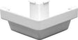 Euramax M0503HPT Gutter Outside Corner, 5 in Gutter, Vinyl, White