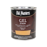 Old Masters Semi-Transparent Golden Oak Oil-Based Alkyd Gel Stain 1 qt, Pack of 4