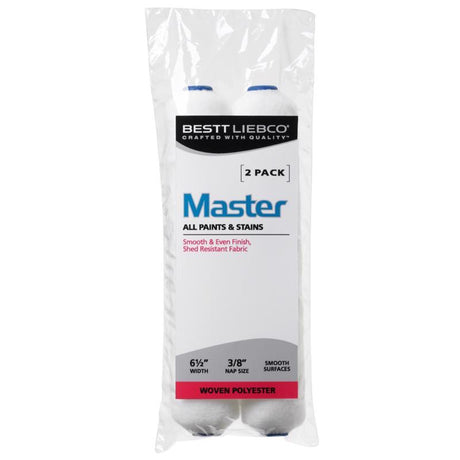 Bestt Liebco Master Woven Polyester 6-1/2 in. W X 3/8 in. Mini Paint Roller Cover 2 pk, Pack of 12