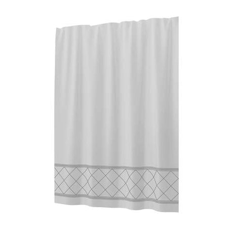 Sttelli Radiance 72 in. H X 72 in. W White Shower Curtain Polyester, Pack of 3
