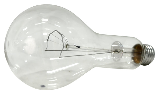 Sylvania 15740 Incandescent Lamp, C-9 Filament, Clear Lamp, 3.75 in Dia x 8.063 in L Dimensions, 300 W, PS30 Lamp, Pack of 12